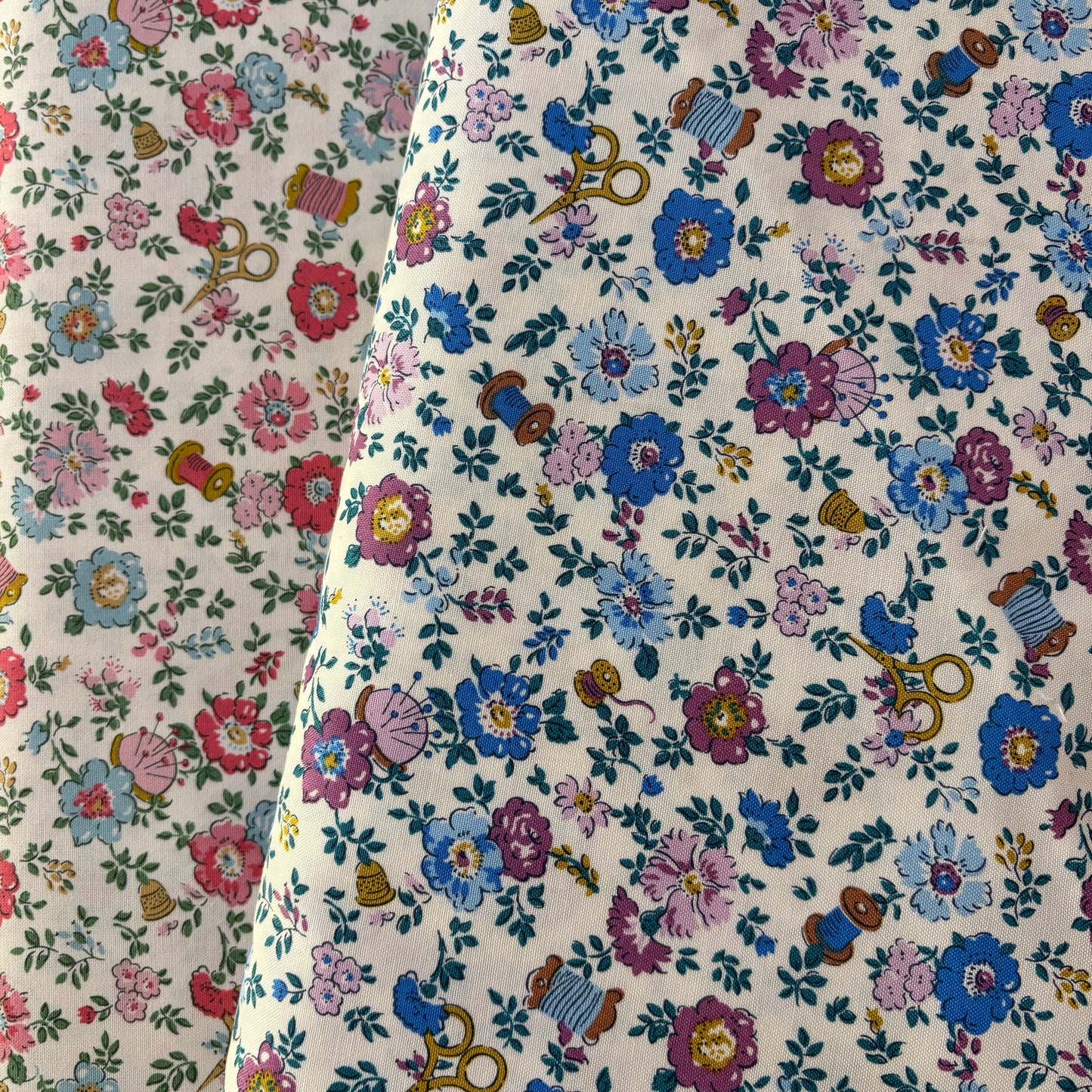 Liberty Quilting Cotton - Tudor Celebration Haberdashery Floral A
