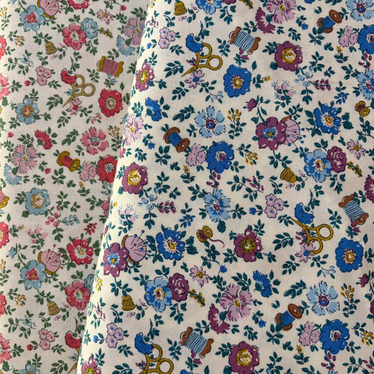 Liberty Quilting Cotton - Tudor Celebration Haberdashery Floral A