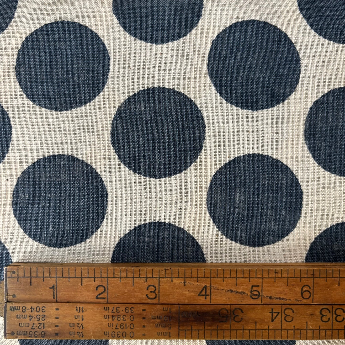 Navy Large Dot