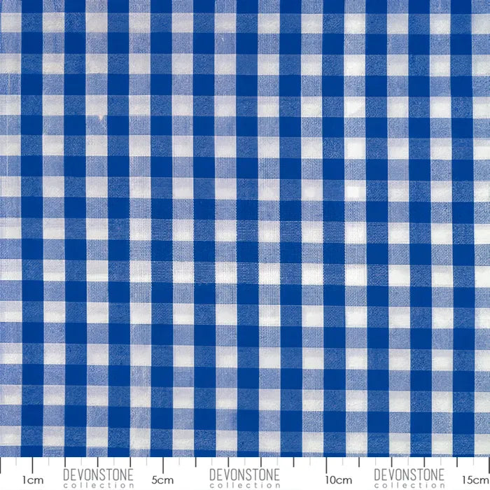 1/4” Gingham - Royal Blue