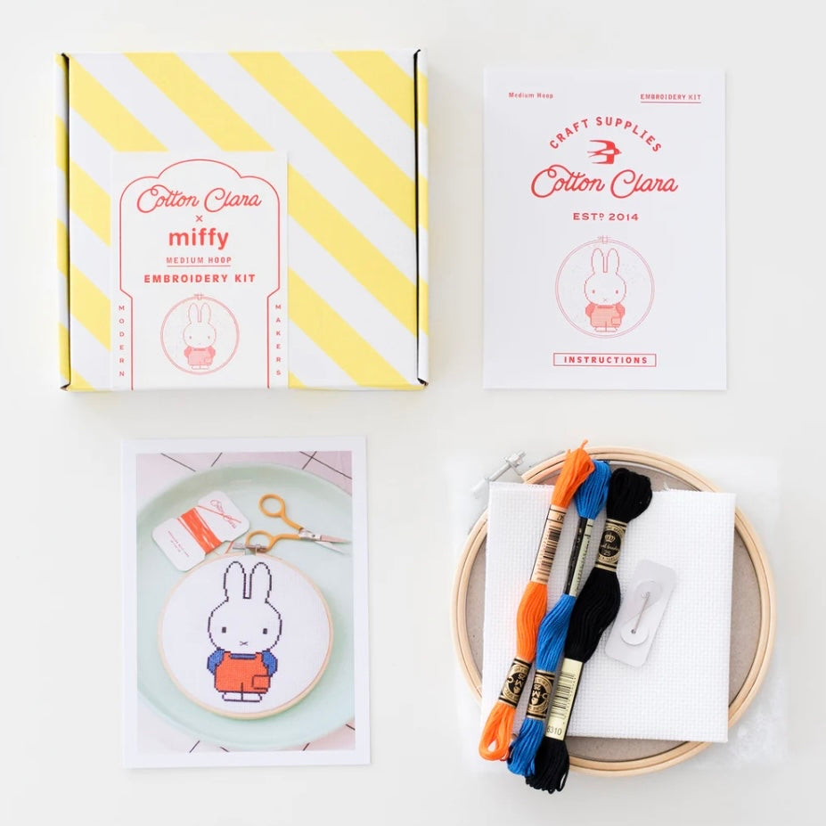 Cotton Clara - Miffy Dungaree Cross Stitch Kit