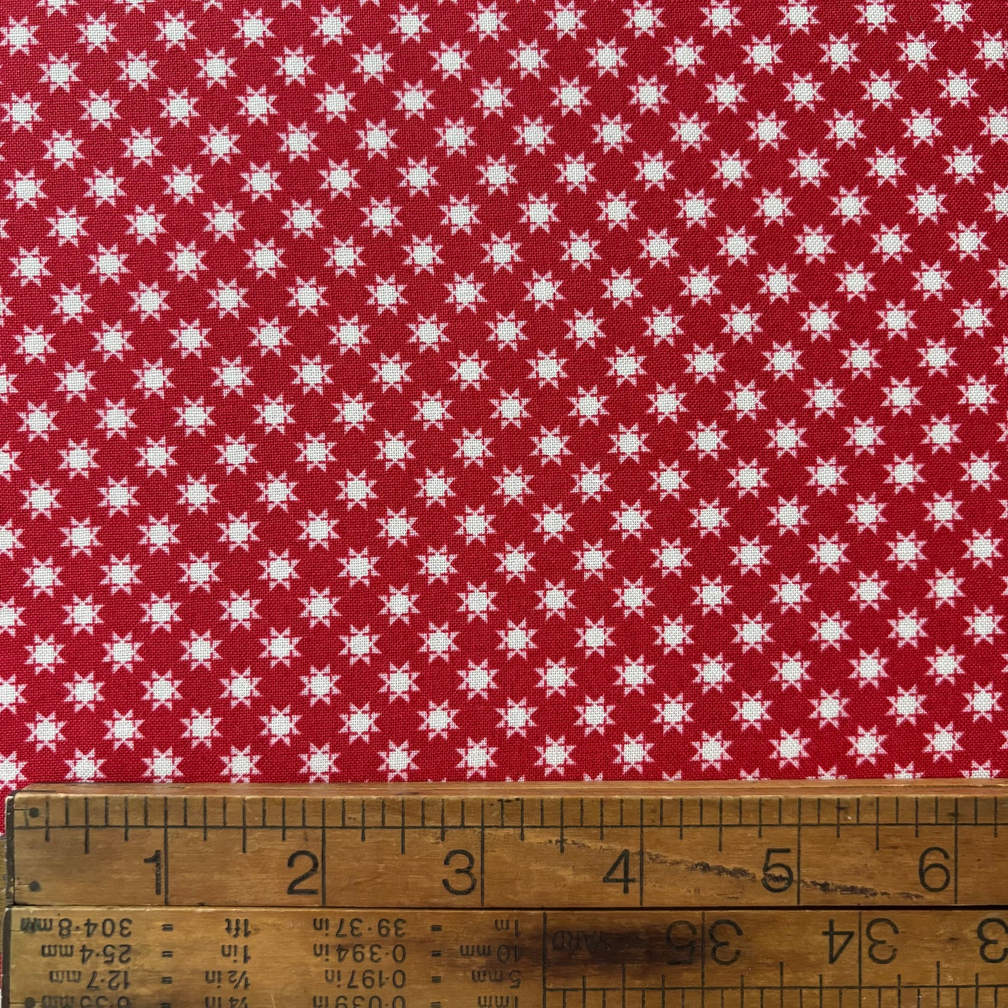 Star Spangled Beauty by Maywood Studios - Tiny Quilt Stars in Red