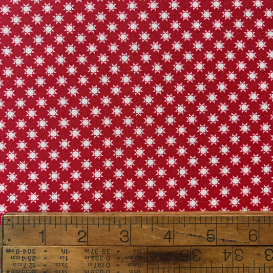 Star Spangled Beauty by Maywood Studios - Tiny Quilt Stars in Red