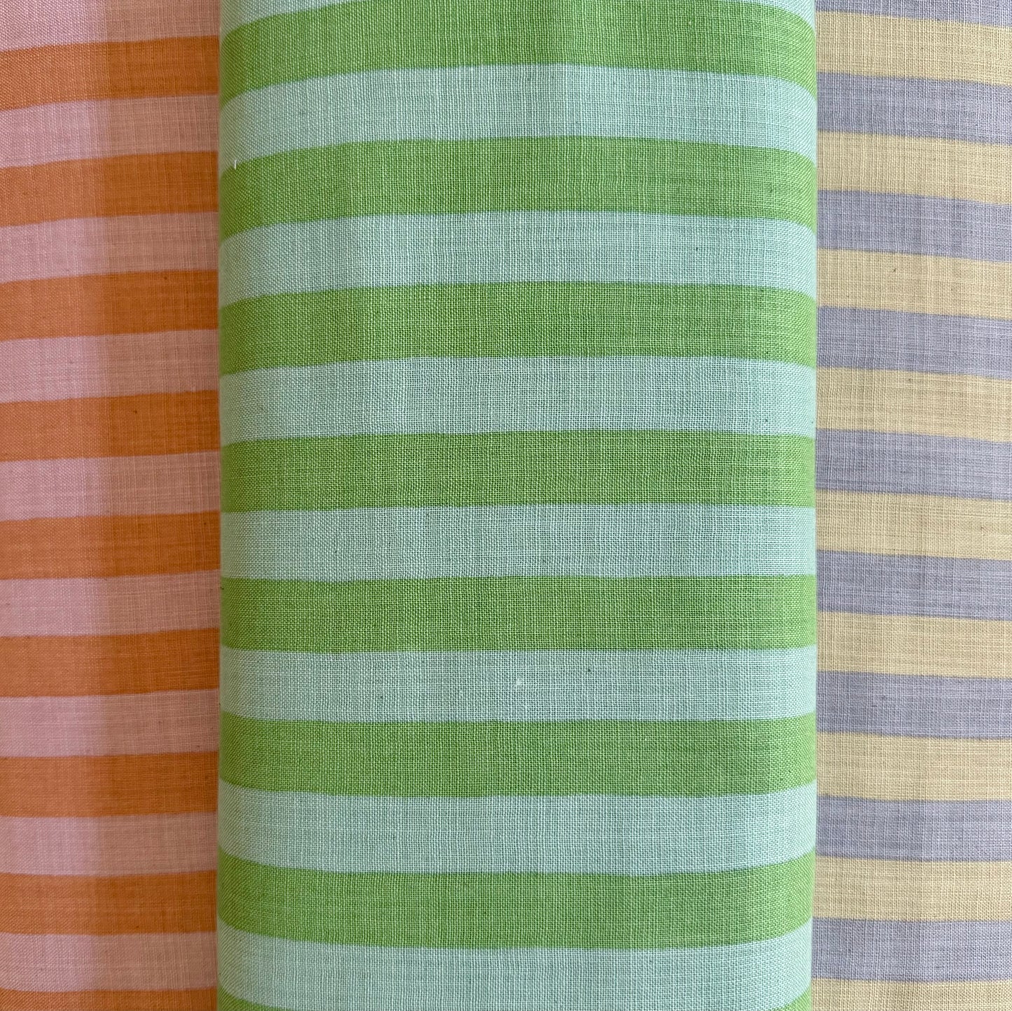Sevenberry Green Poplin Stripe
