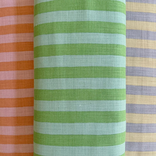 Sevenberry Green Poplin Stripe