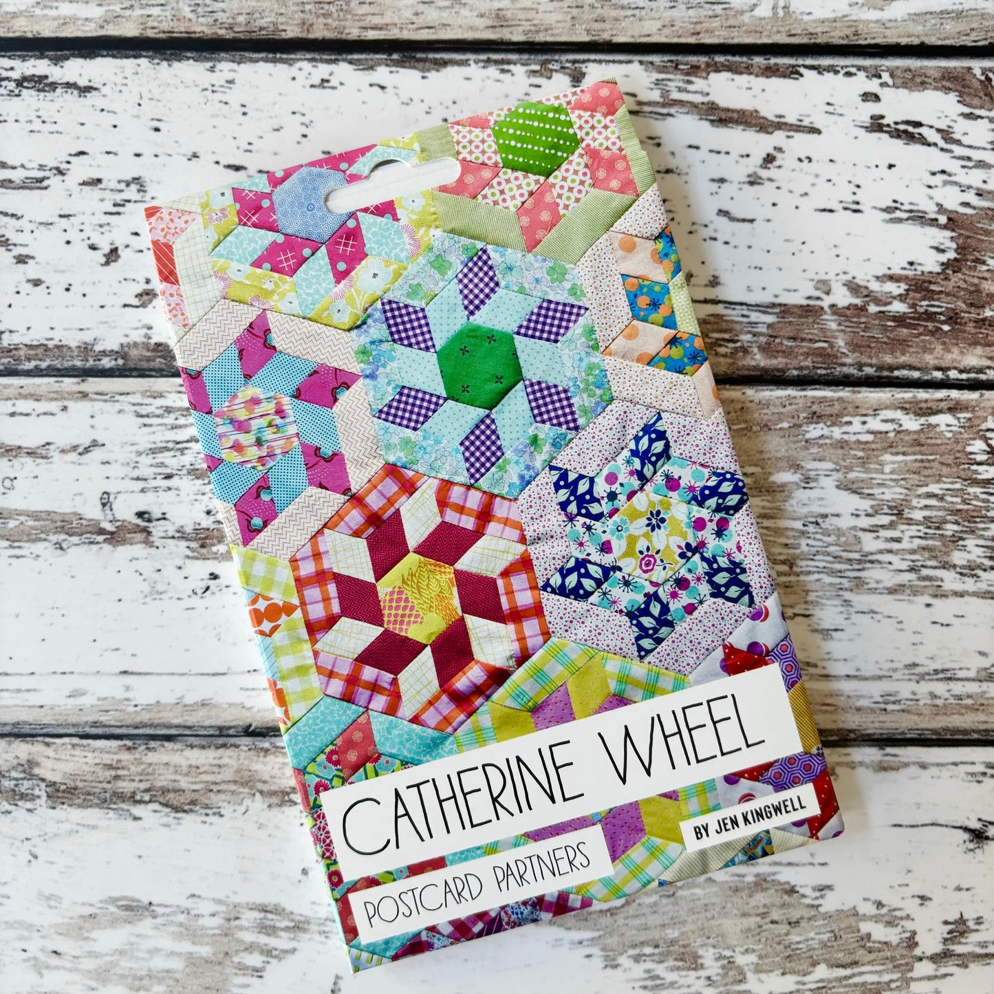 Catherine Wheel - Postcard Partner by Jen Kingwell