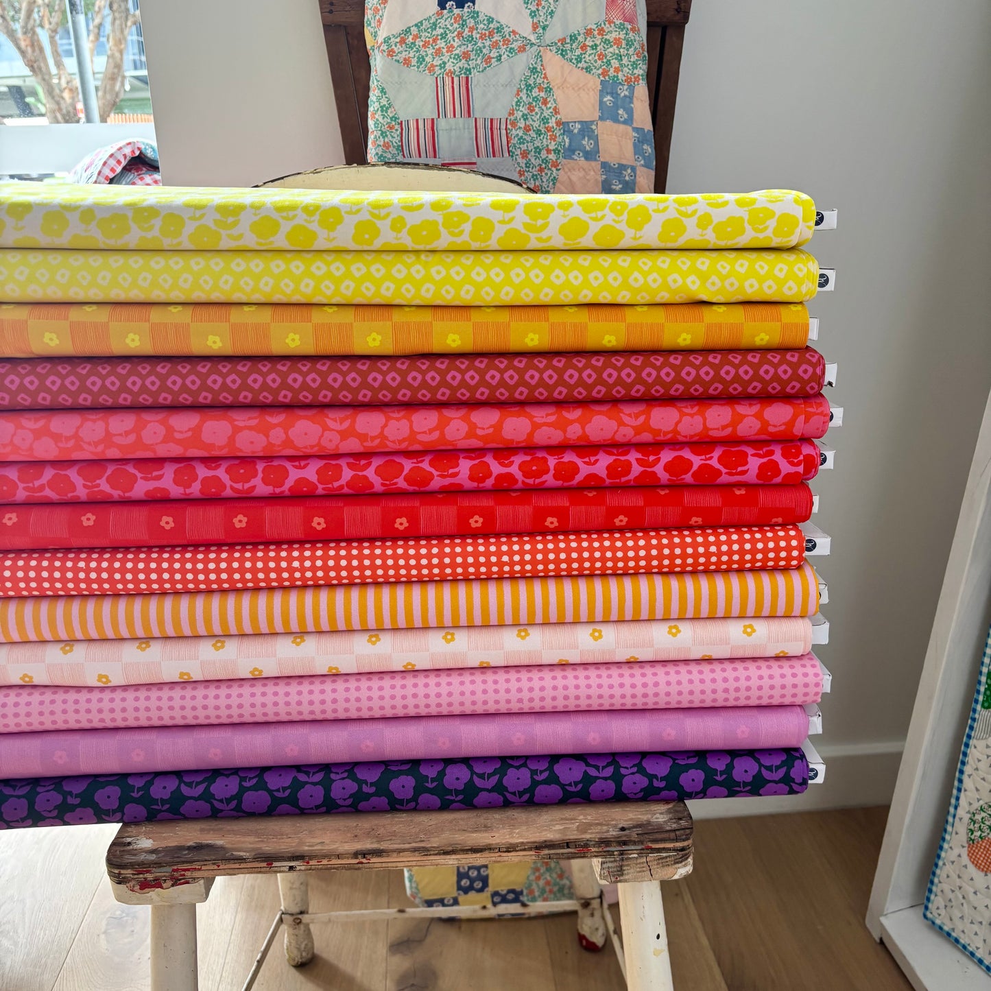 Ruby and Bee Blenders - Drawn Stripe in Tumeric / Vervain