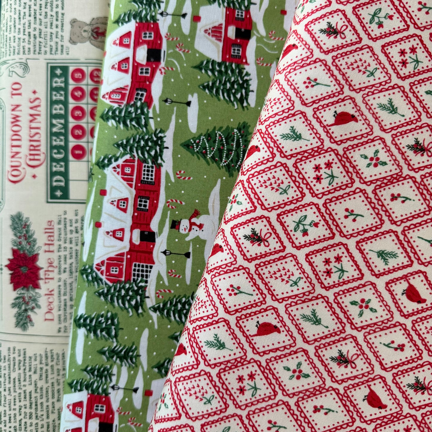 Holiday Cheer - Poinsettia - Moda