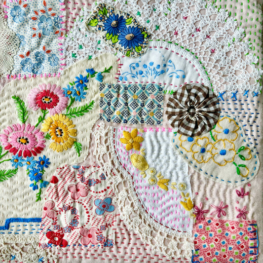 Small Vintage Textile Collage (2 Days) - Thursday 23rd and Friday 24th April, 10am - 4pm