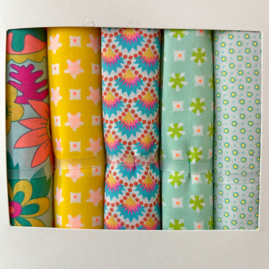 Water - 5 Fat Quarters from Petit Pan