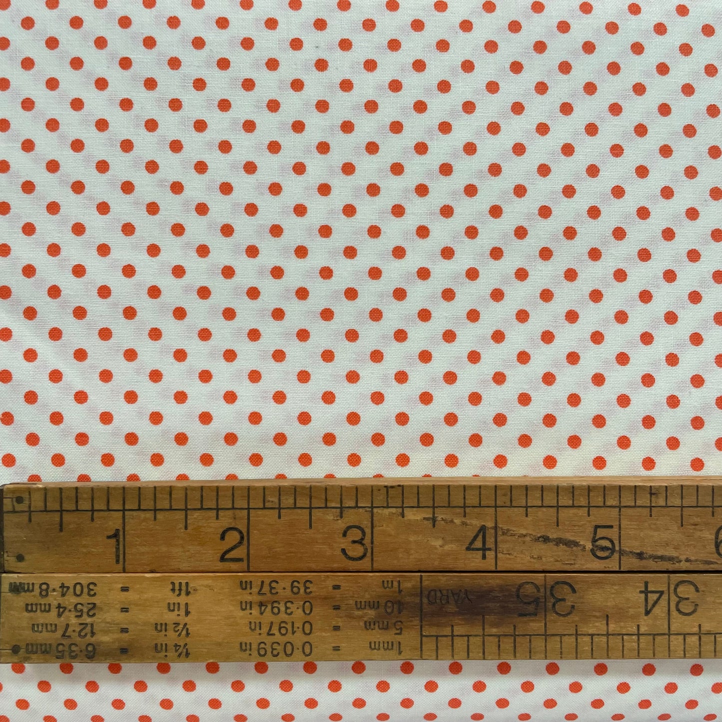 Happy Sweet Collection - Smaller Orange Spot on Cream