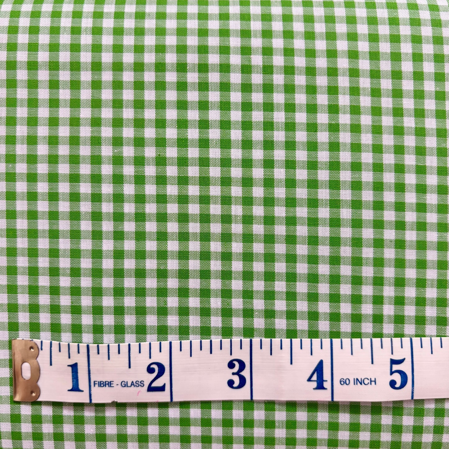 Green 1/8” Japanese Gingham
