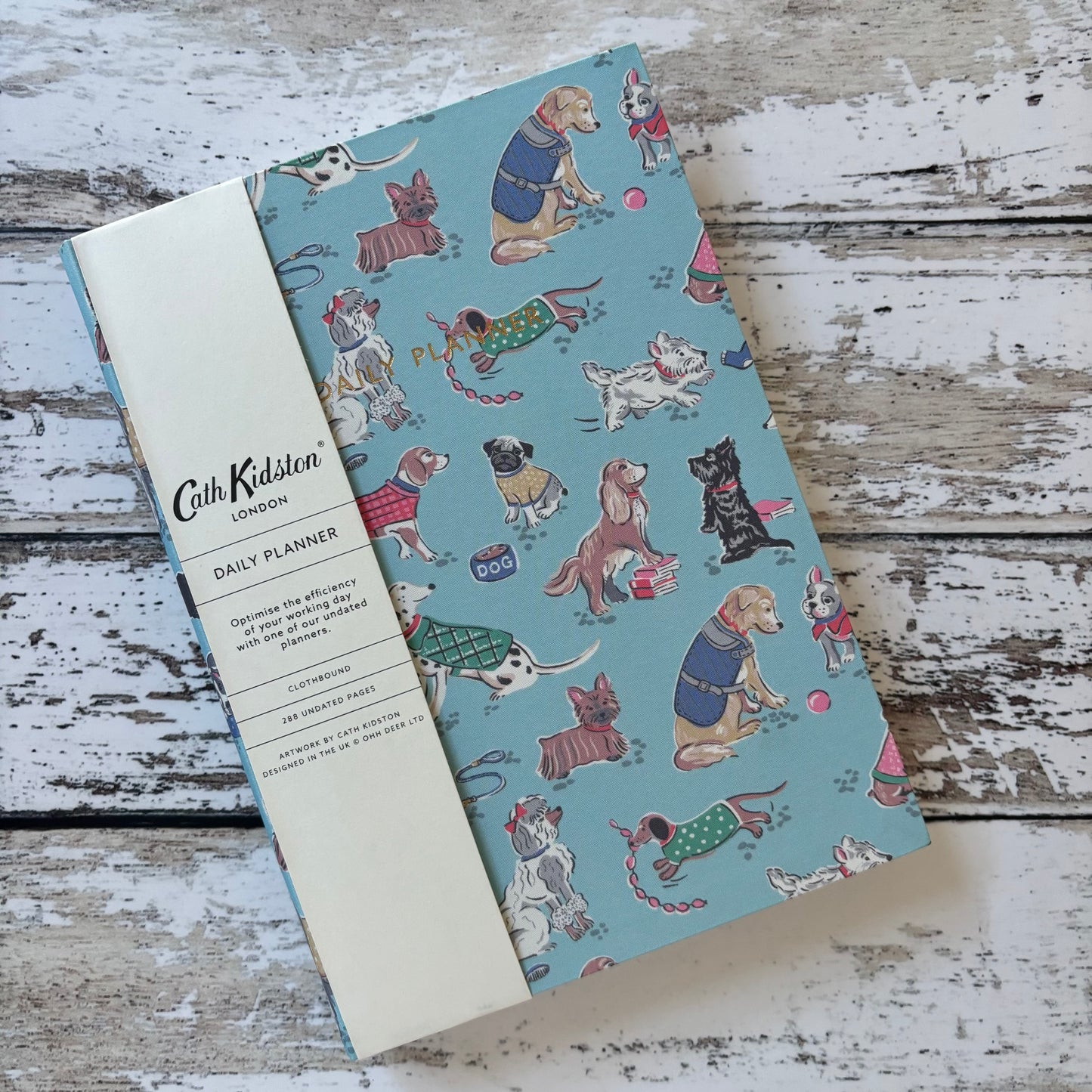 Cath Kidston Dogs A5 Soft Cloth Cover Daily Planner