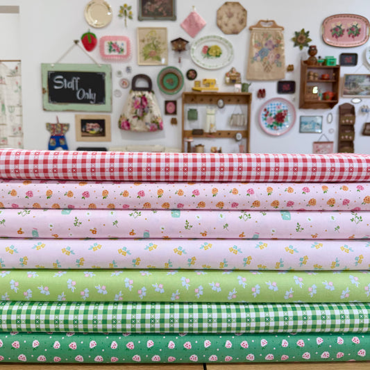 Summer Skies and Fireflies - Gingham in Tearose - Riley Blake
