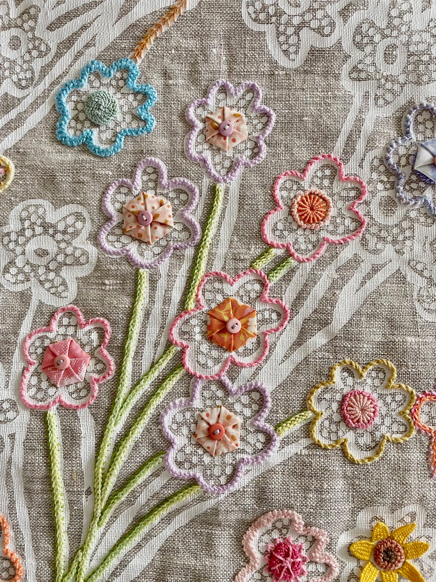 Meadow Flat - Two Day Embroidery Workshop with Karen John - Friday 20th and Saturday 21st March 2026
