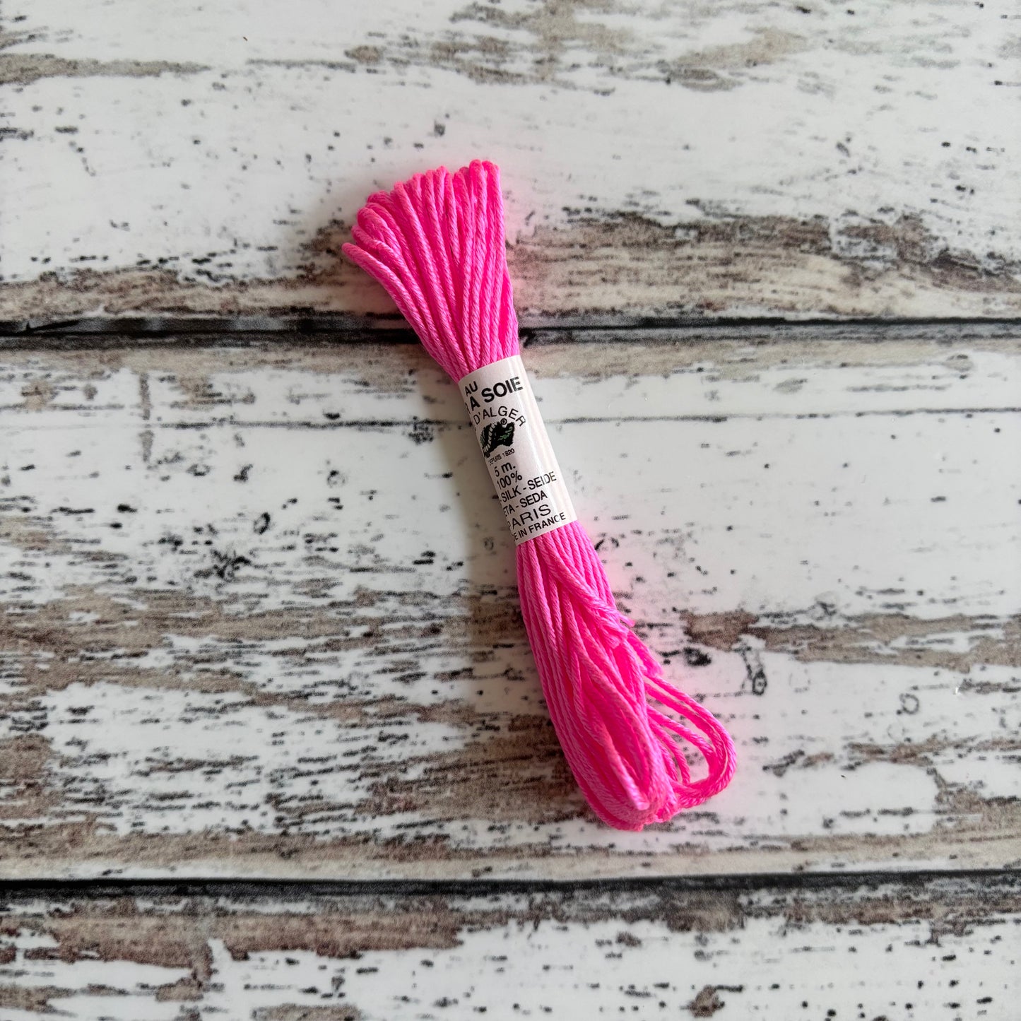 Soie d'Alger Spun Silk - Neon Pink