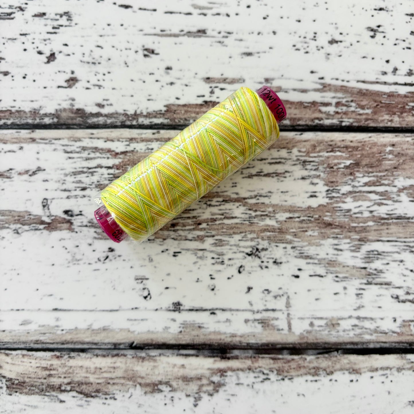 Wonderfil Fruitti - 12wt Egyptian Cotton Thread - Citrus