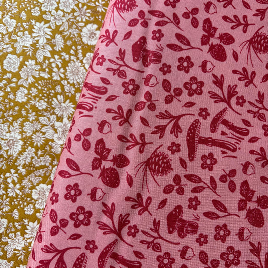 Liberty Quilting Cotton - Emily Belle Golden Ochre