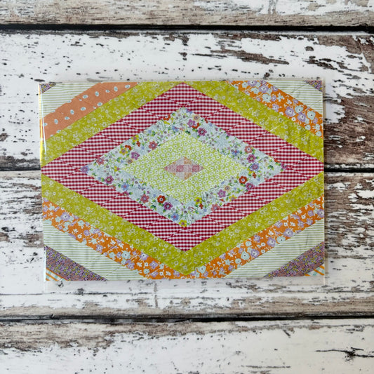 Jen Kingwell Postcard Project #17 - 60 Degree Diamond