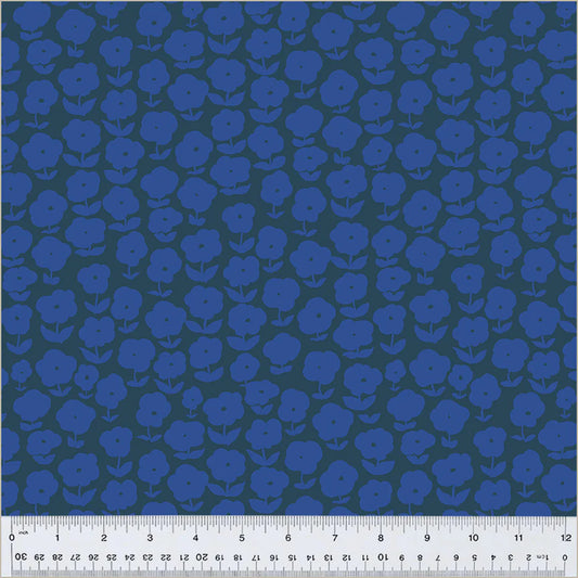 Ruby and Bee Blenders - Puffy Daisy in Ink / Majorelle