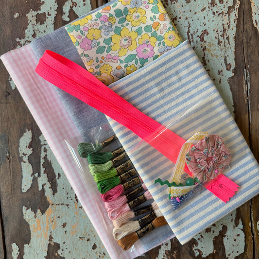 Betsy Rose Pouch Fabric Kit - Betsy K