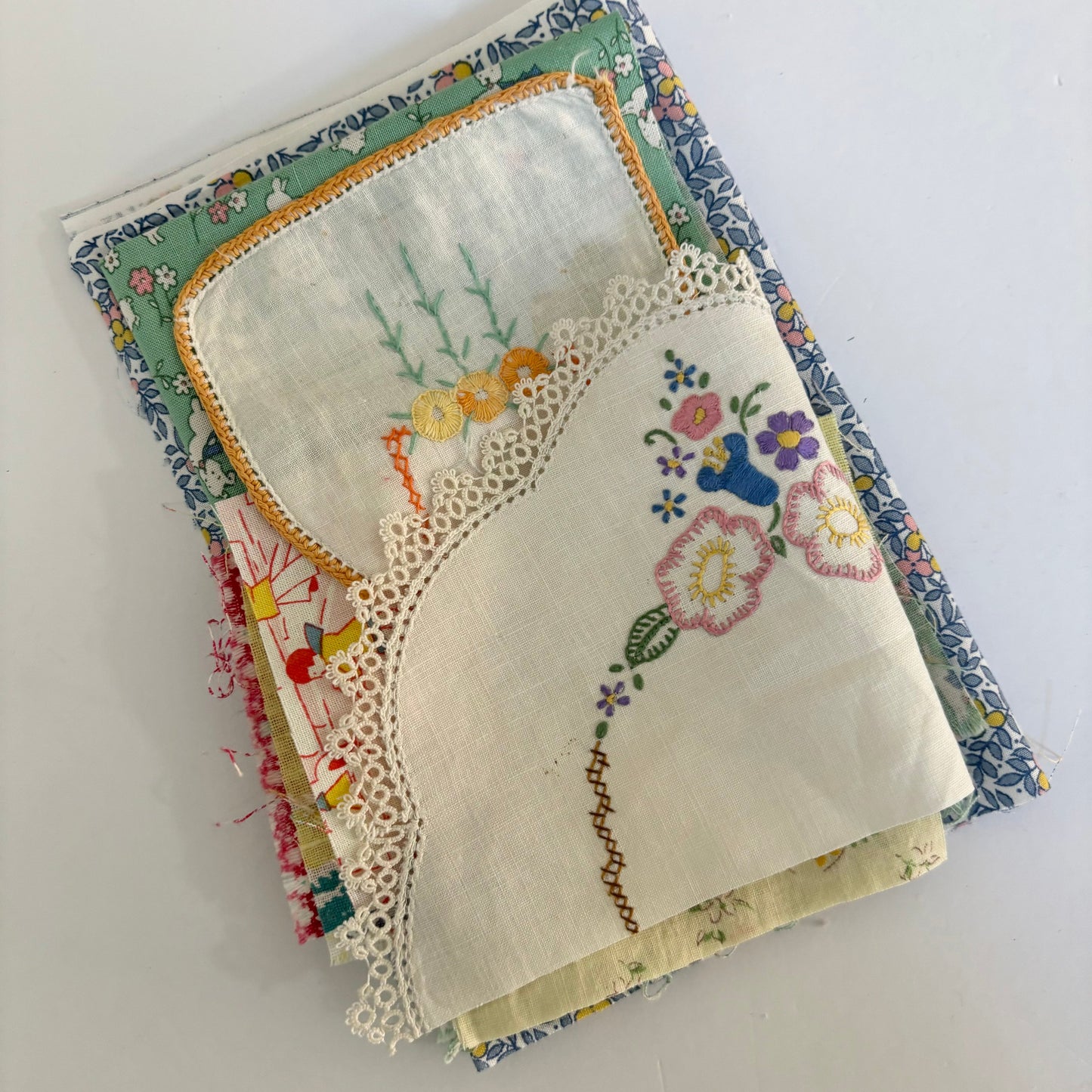 Vintage Pack for scrappy zipper pouches.