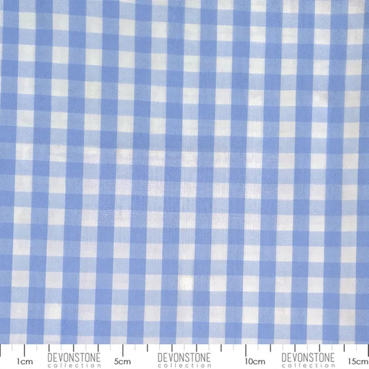 1/4” Gingham - Light Blue