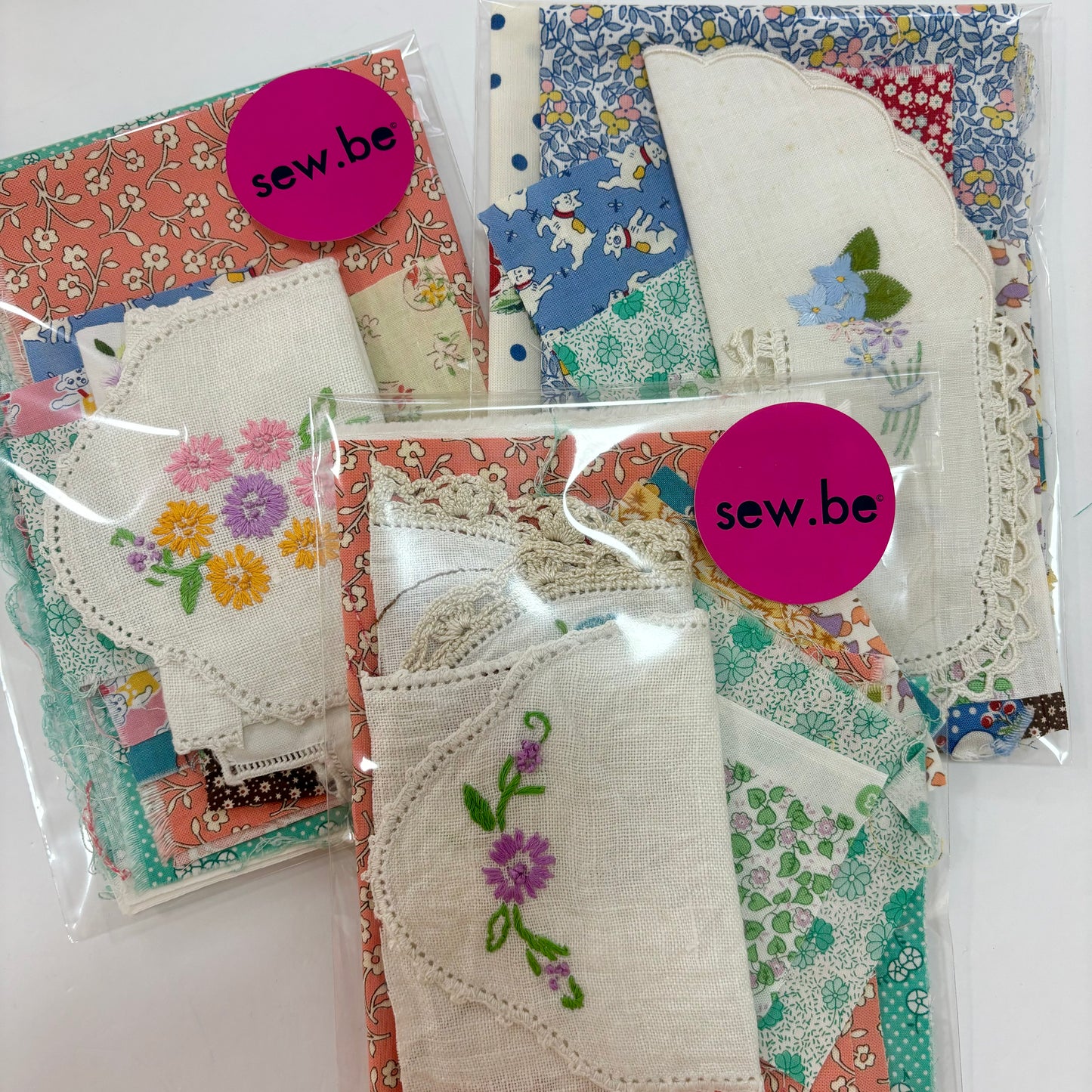Vintage Pack for scrappy zipper pouches.