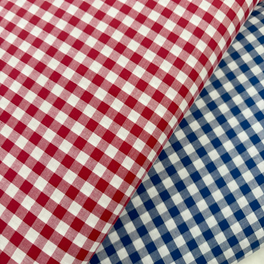 Japanese - Gingham Blue (1/4”)