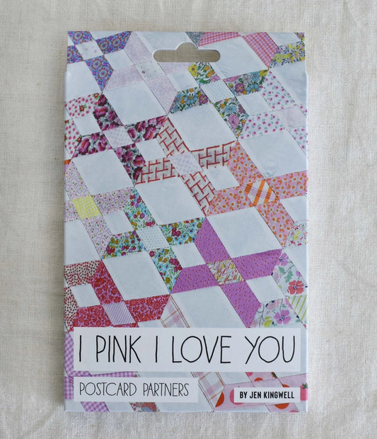 I Pink I Love You - Postcard Partner by Jen Kingwell