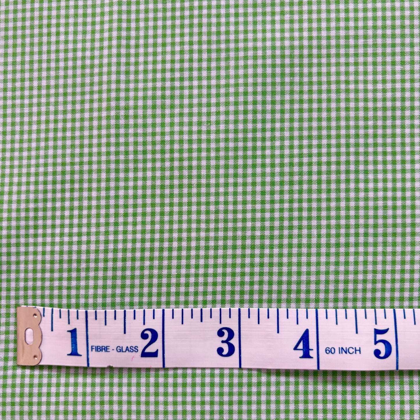 Green 1mm Japanese Gingham
