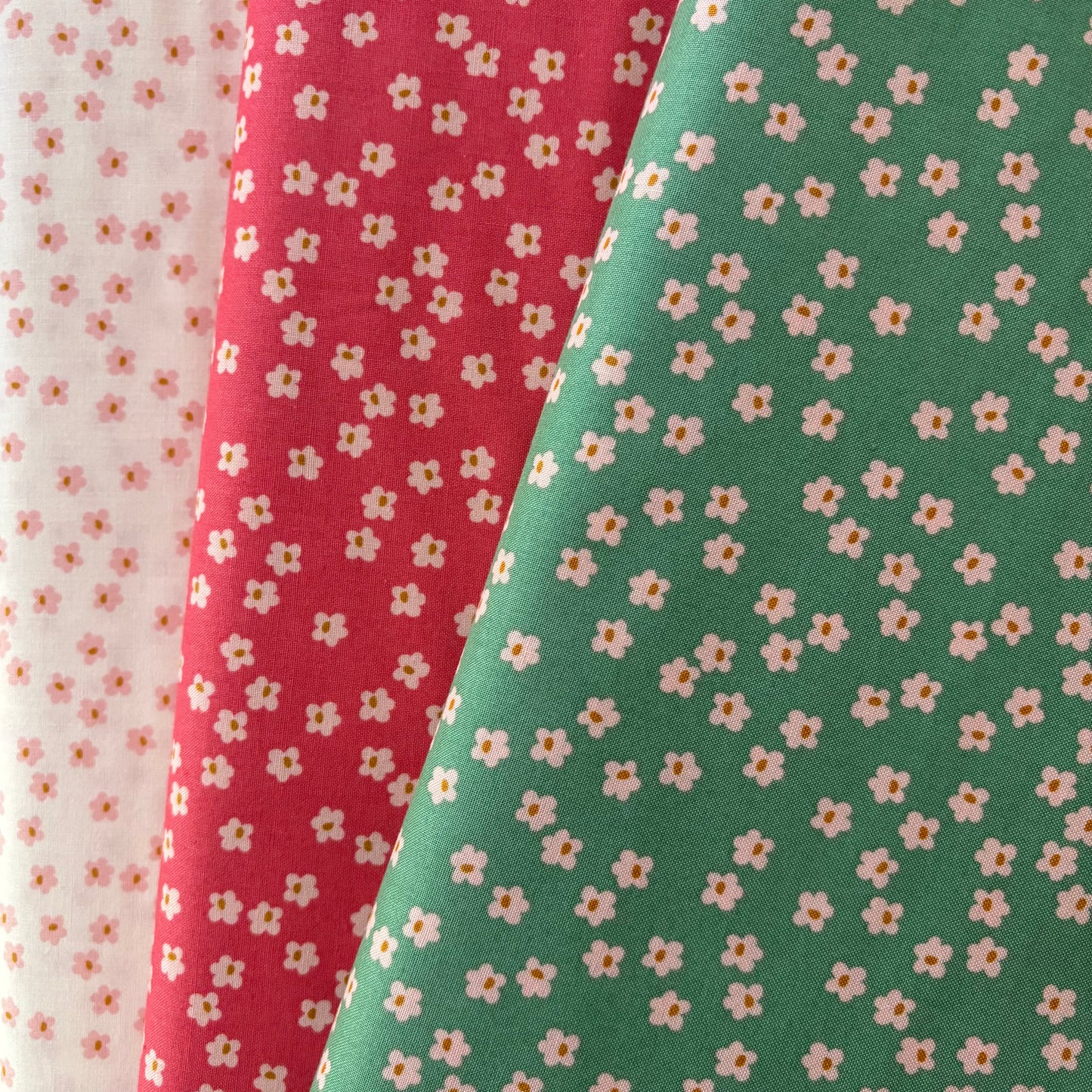 Tiny Blooms in Cream - Bloom and Sew - Andover
