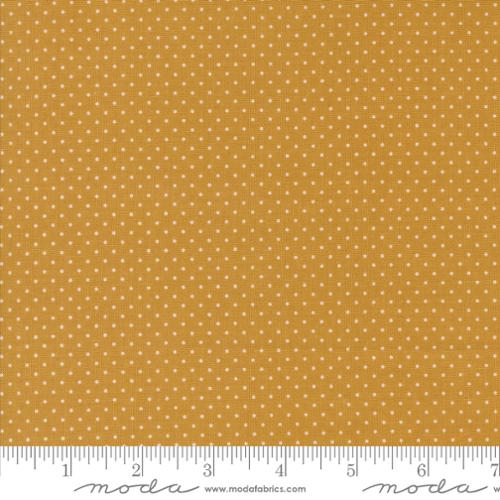 Farmhouse Pin Dot in Golden - Sun Drenched by Moda