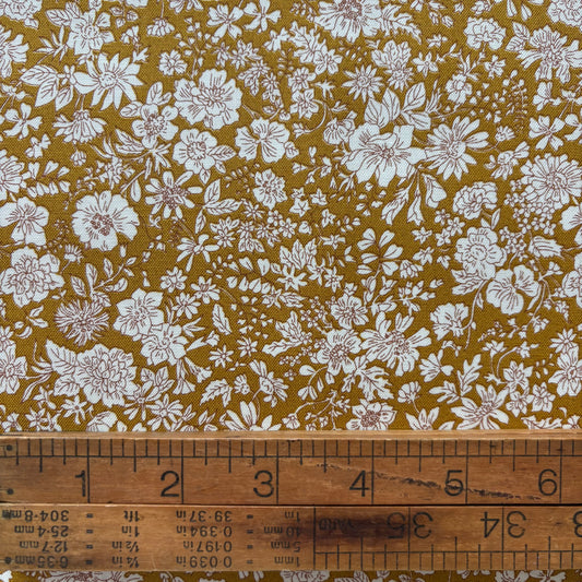 Liberty Quilting Cotton - Emily Belle Golden Ochre
