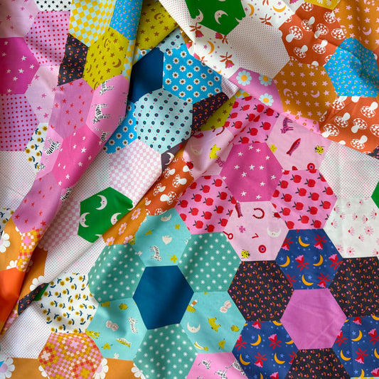 Catnap - Wideback Hexagon in Posy -  - Ruby Star Society