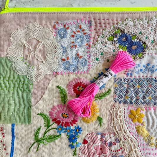 Soie d'Alger Spun Silk - Neon Pink