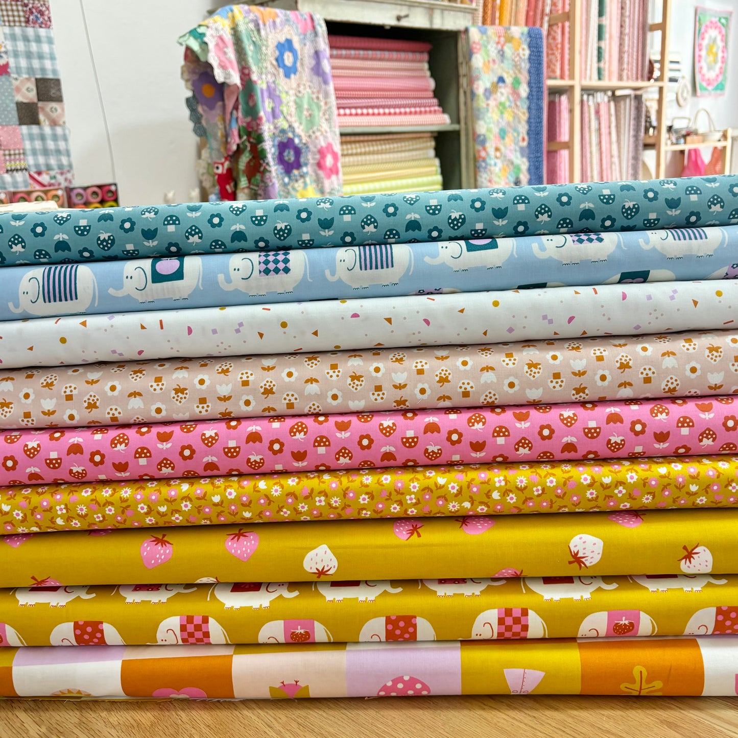 Picture Book - Elephants in Goldenrod - Ruby Star Society