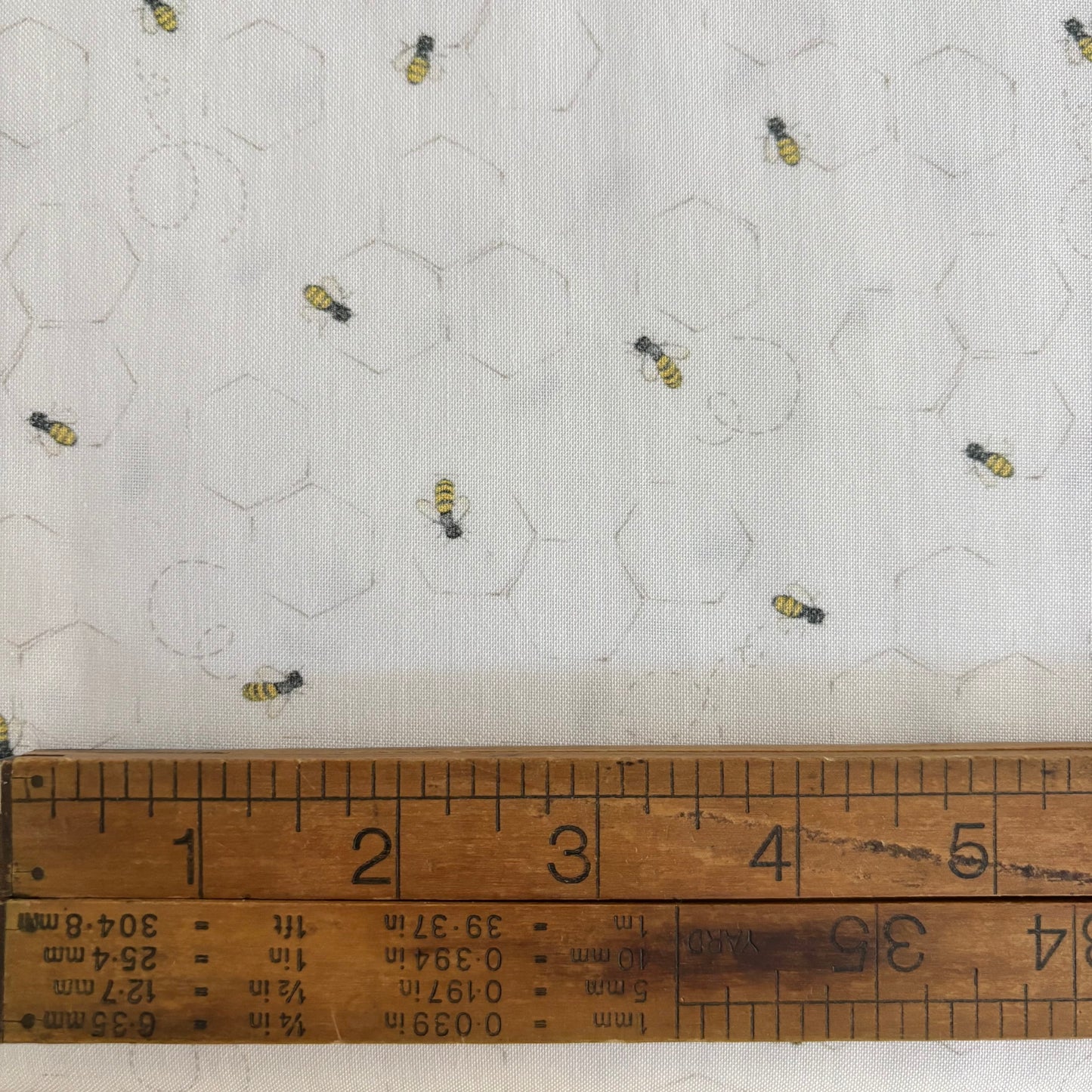 Afternoon in the Garden - Garden Bees on White