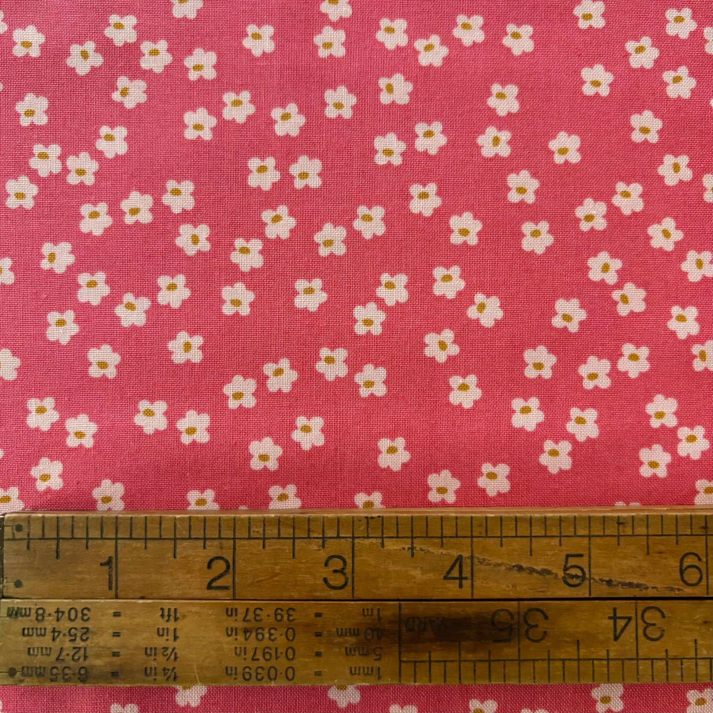 Tiny Blooms in Raspberry - Bloom and Sew - Andover