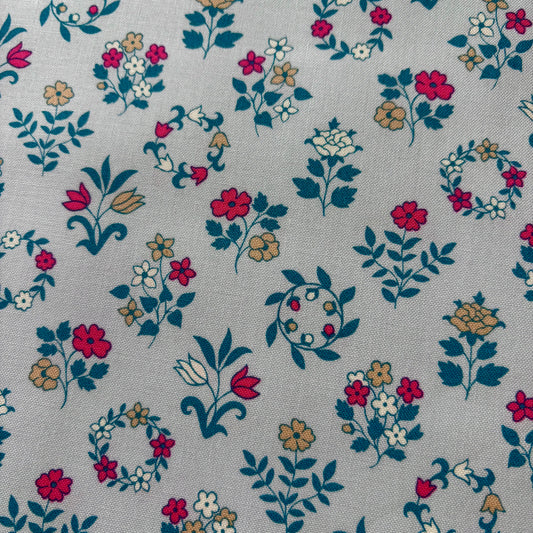 Liberty Lasenby Quilting Cotton - Craft Garden - Mary’s Embroidery B
