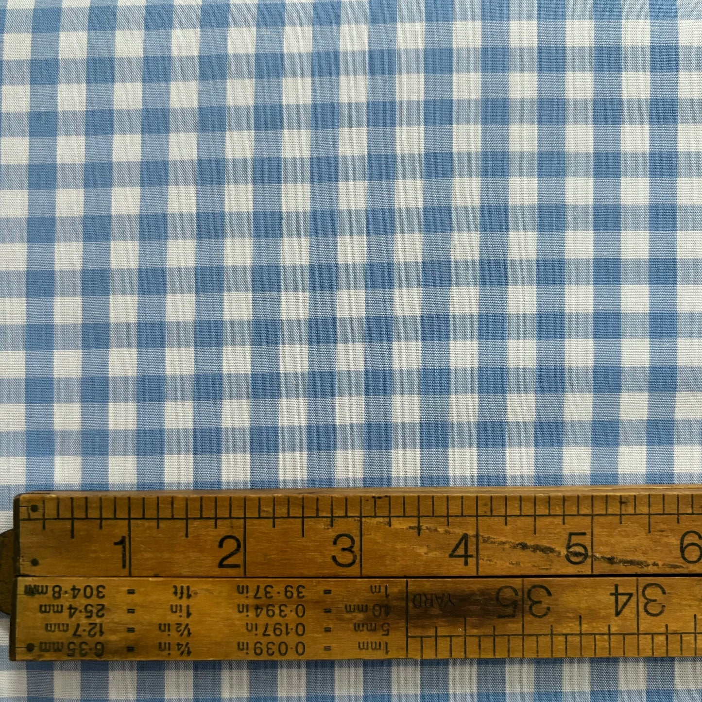 Japanese - Gingham Sky Blue