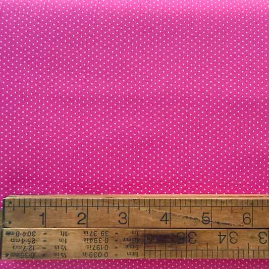 Hot Pink with Pin Dot