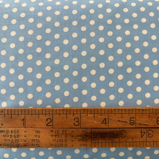 Happy Sweet Collection - Medium Cream Spot on Blue