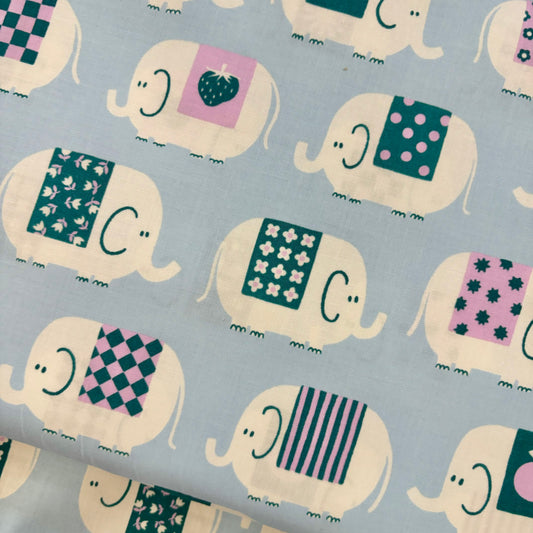 Picture Book - Elephants in Water Blue - Ruby Star Society