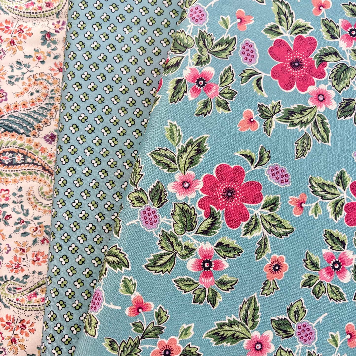 Buttercream Boho Soul - Rambling Rose by Andover