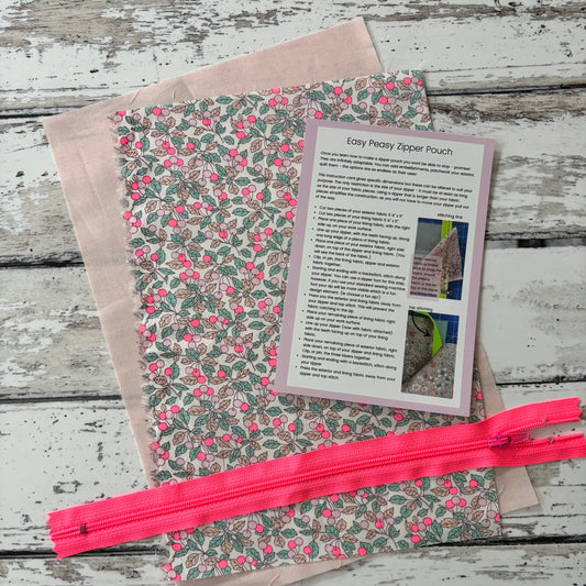 Small Project - Easy Peasy Zipper Pouch