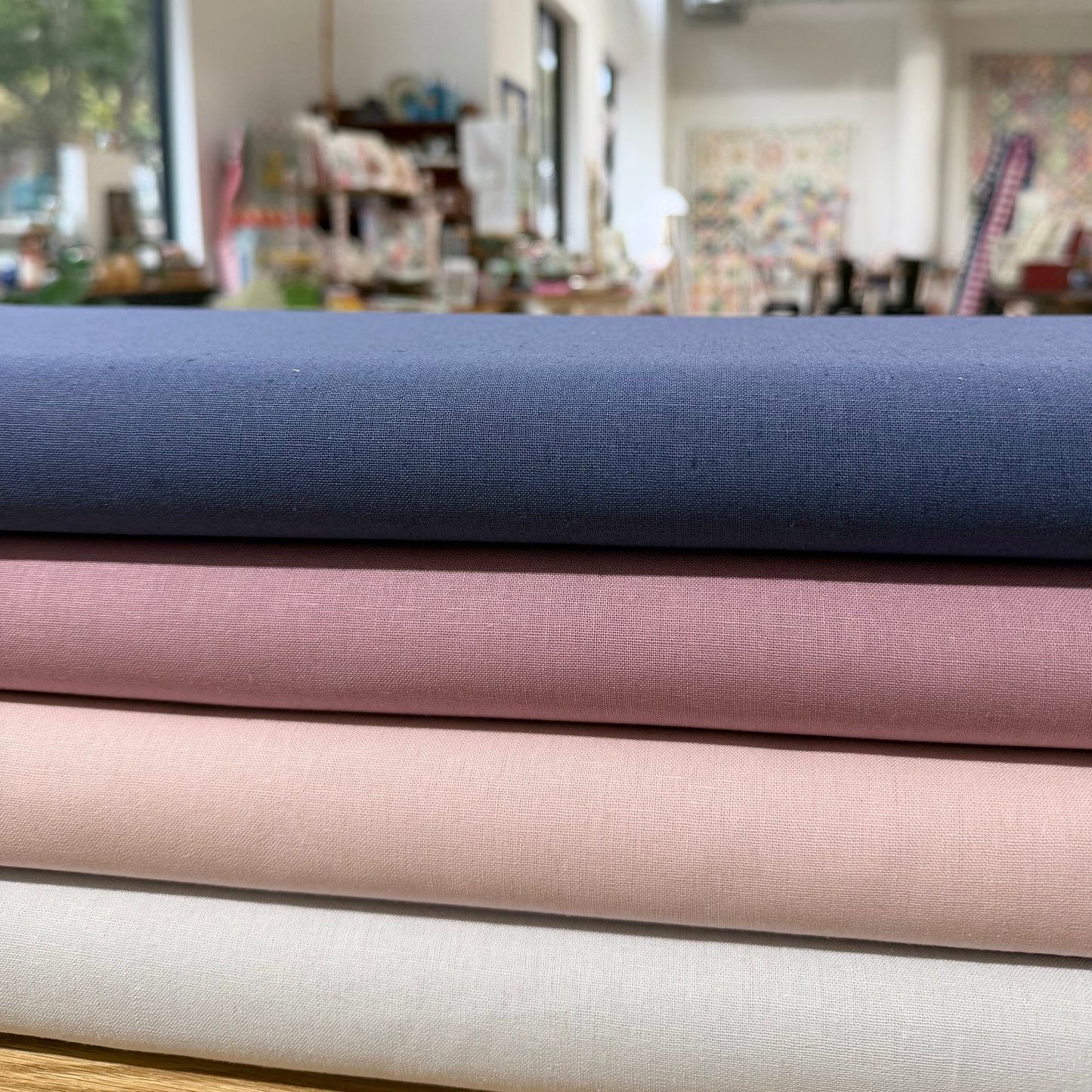 Solid Silver - Linen / Cotton