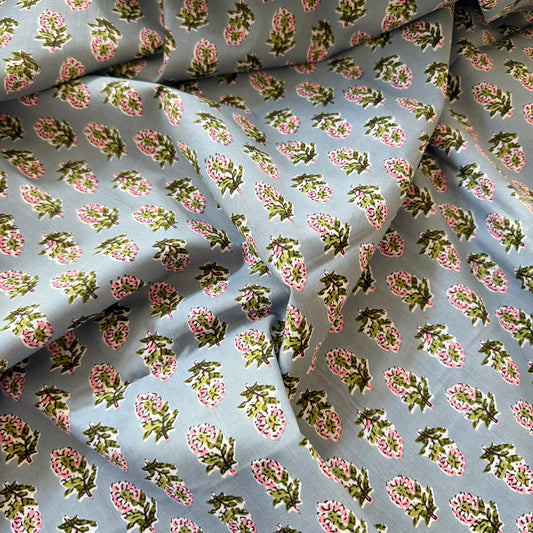 Phoebe Blues Indian Cotton from Merchant and Mills