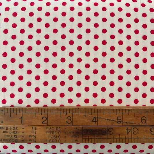 Happy Sweet Collection - Medium Red Spot on Cream