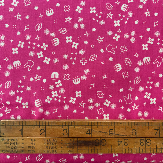 Woodland Park - Bunny Bloom in Raspberry - Ruby Star Society